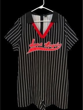 Shein Curve Women's Los Angeles Romper Back Zipper Size 3XL